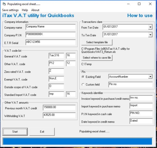 iTAX VAT Utility Standard Version