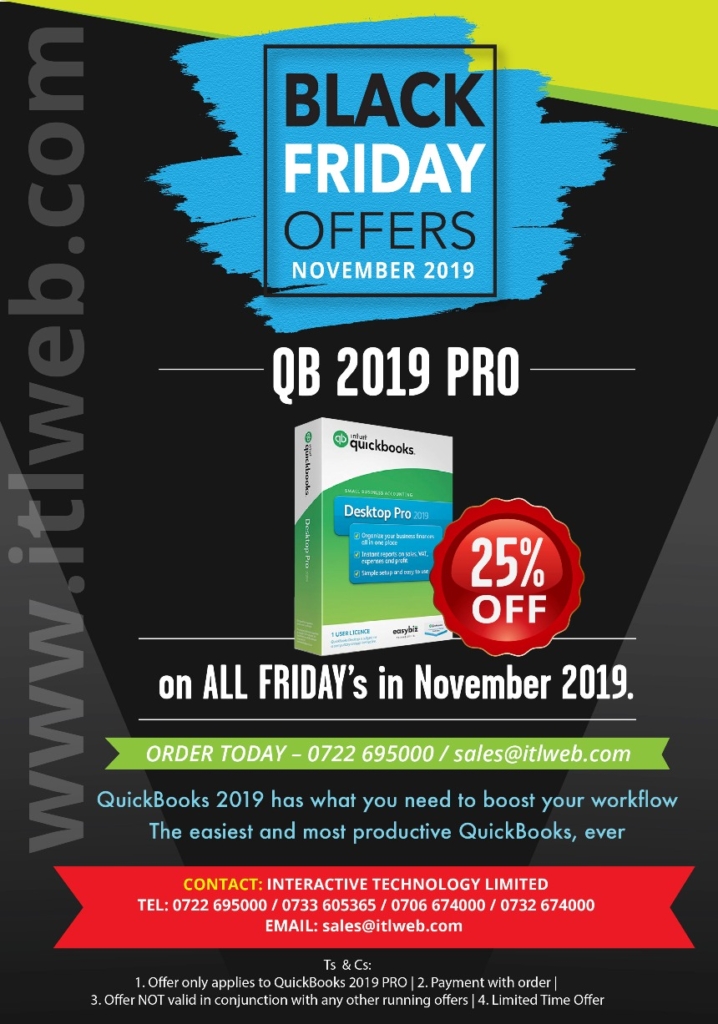 black friday Quickbooks 2019 pro mailshot m1